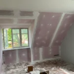 Seinad tuletõkke kipsplaadiga kaetud