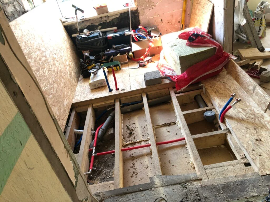 Ehitustööd - Põranda ehitus ja torutööd