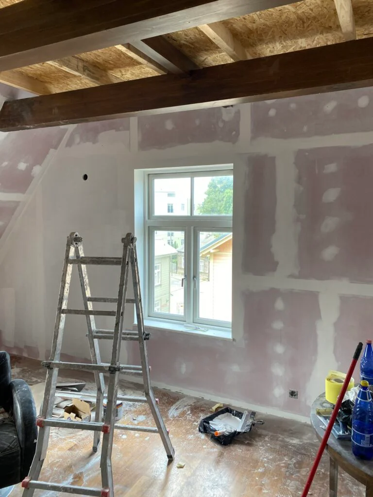 Ehitustööd - Seinte tuletõkestamine villaga